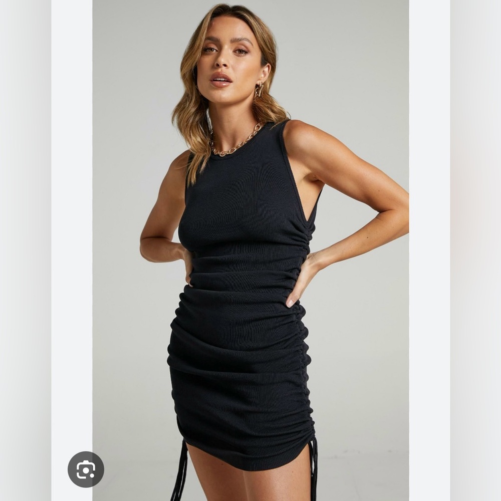 Lioness Military Minds Mini Dress, Black, Small